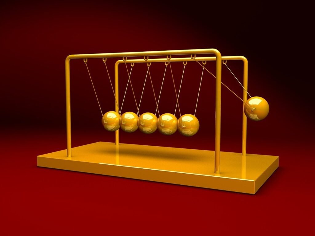 newtons, cradle, physics